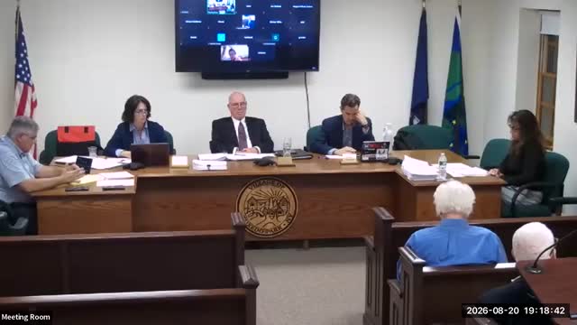 Video still: Robin McFadden — Public comments · 2026-08-20