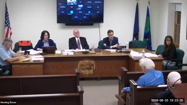 Video still: Public comment — Commercial use and Chapter 51 · 2026-08-20