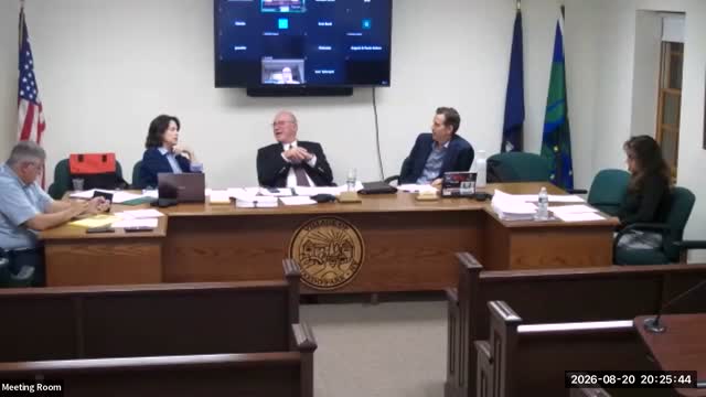 Video still: Closing budget response · 2026-08-20