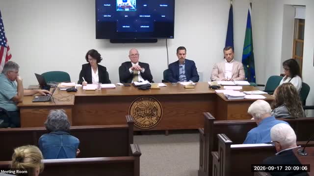 Video still: Robin McFadden — Questions and mayor’s response · 2026-09-17